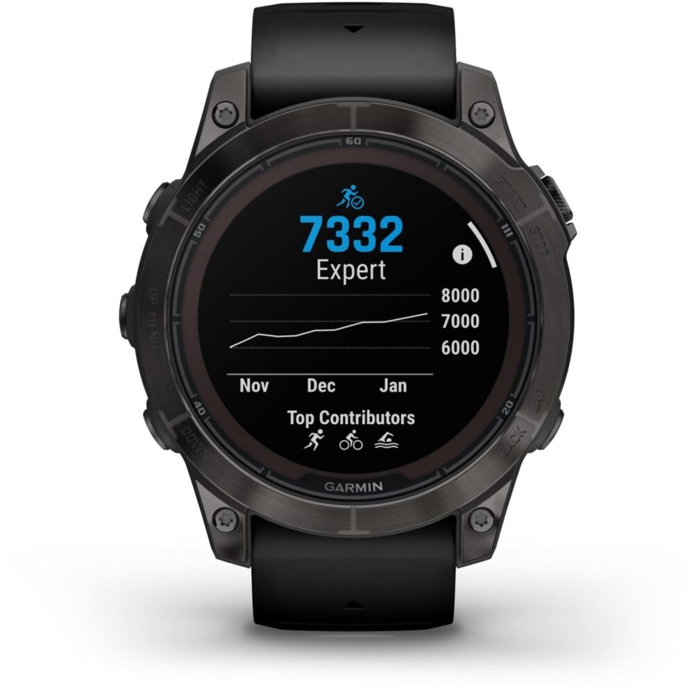 Garmin Fenix 7 Pro Sapphire Solar GPS Smartwatch - 47mm - Carbon/Grau – Bild 6