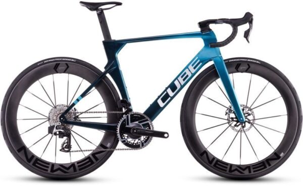 Cube Litening AERO C:68X SLX chromeblue´n´liquidblue<span> - </span>56cm