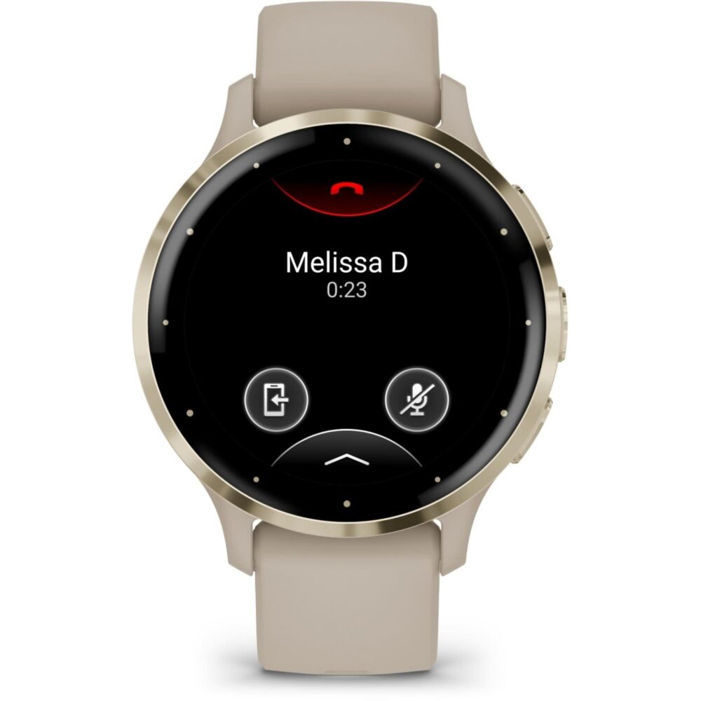Garmin Venu 3S GPS Smartwatch - french gray/softgold – Bild 3