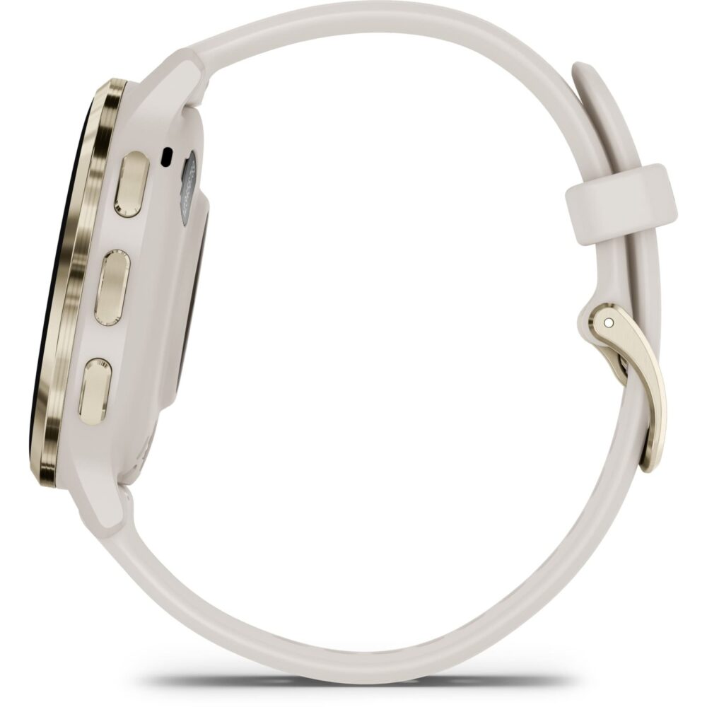 Garmin Venu 3S GPS Smartwatch - elfenbein/softgold – Bild 3