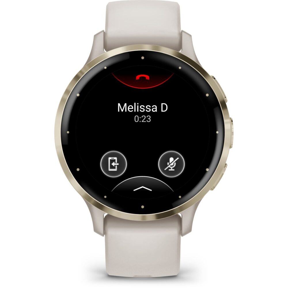 Garmin Venu 3S GPS Smartwatch - elfenbein/softgold – Bild 5