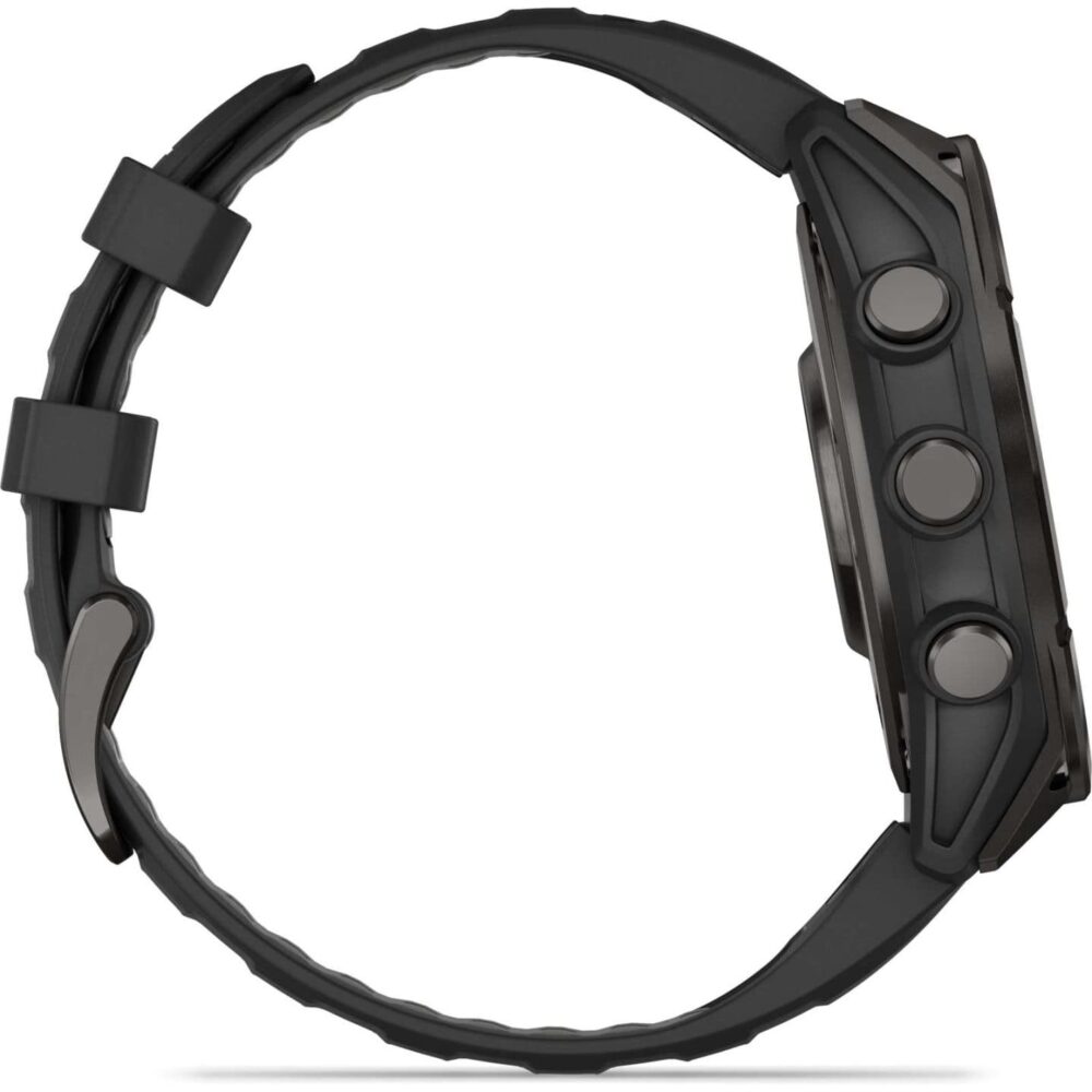 Garmin fenix 8 AMOLED Sapphire GPS Smartwatch - 47mm - Schwarz/Titan Carbongrau DLC – Bild 4