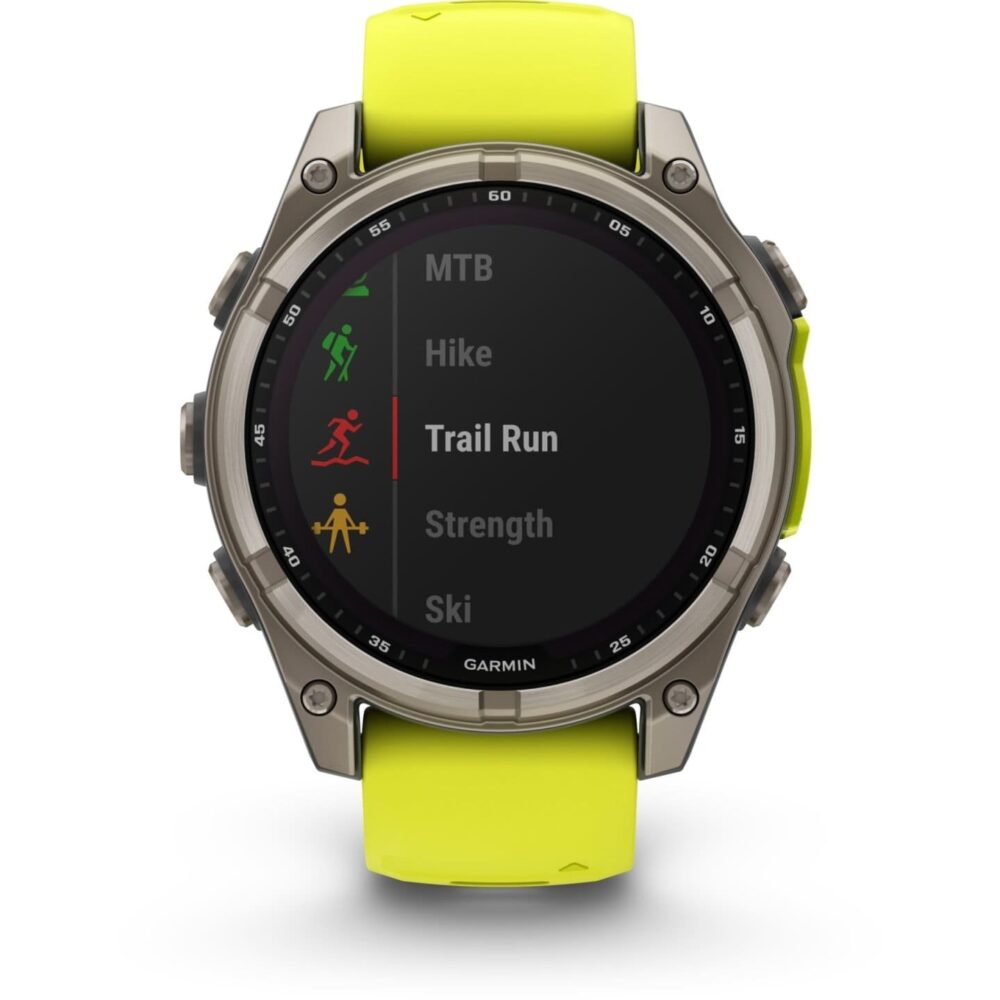 Garmin fenix 8 Sapphire Solar GPS Smartwatch - 47mm - Graphit/Titanium Titan – Bild 2